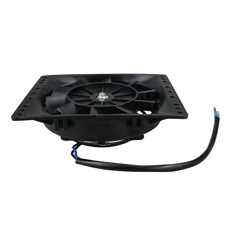 PRUNkuar 6 Inch Small Slim Push Pull Electric Cooling Fan 650CFM Radiator Oil Cooler Mount Kit Black 2Pcs - Image 3